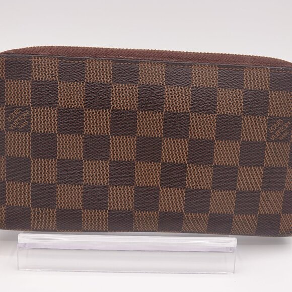 Louis Vuitton Damier Ebene Zippy Organizer Wallet - Picture 1 of 14